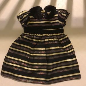 Blac/Gold dress for 6-12 months